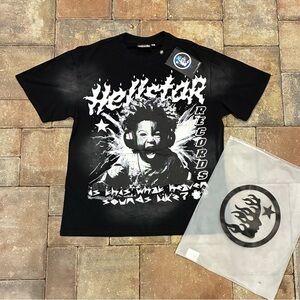 Black Hellstar Records Graphic T-Shirt